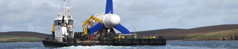 Transportation of Voith turbine to EMEC tidal test site (Credit Voith) IMG 2280