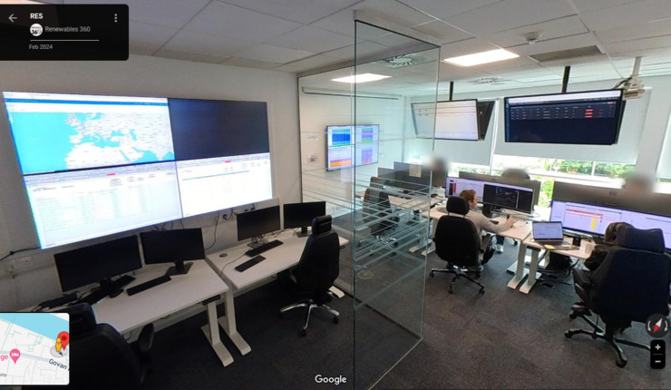 RES control room website image